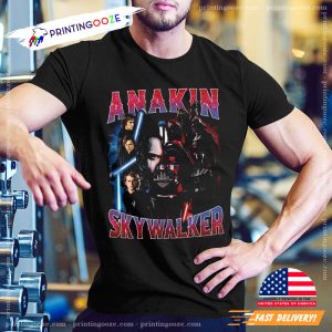 Vintage Anakin Skywalker Darth Vader 90s T Shirt 2