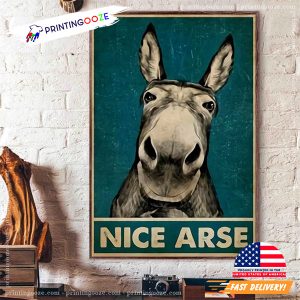 Vintage Donkey Nice Arse bathroom posters funny 2