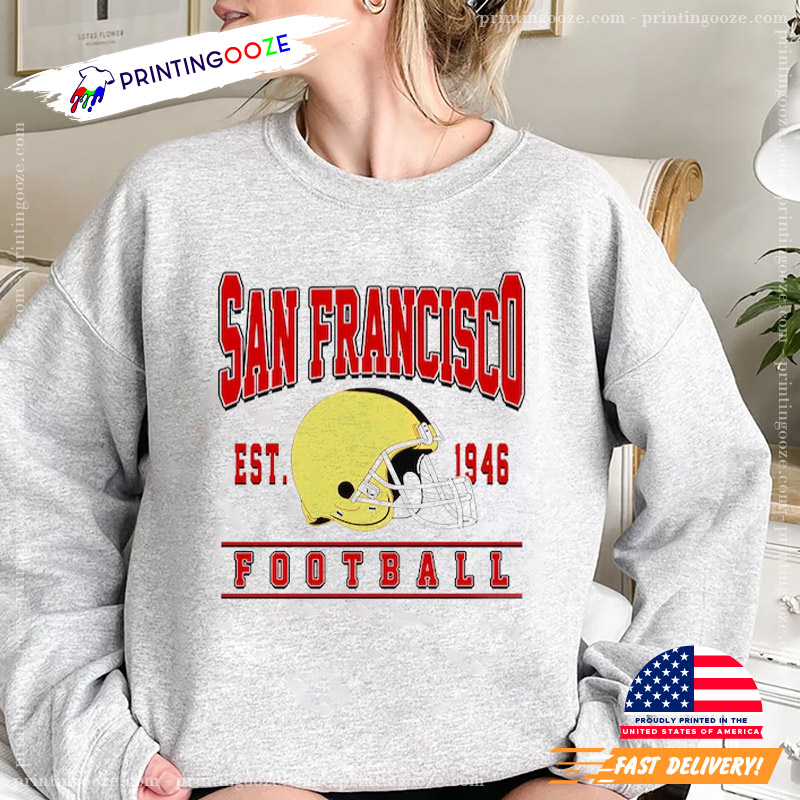 SF Skyline 49er, San Francisco Football T-shirt - Printing Ooze