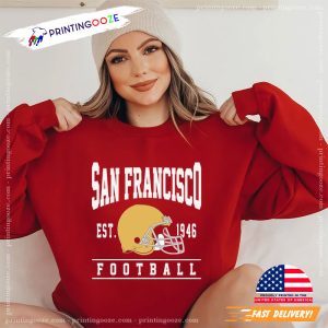 Vintage san francisco football Shirt 3