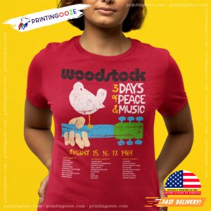 Woodstock 3 Days Of Peace And Music Festival 2023 Vintage Shirt