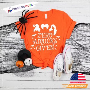 Zero Amucks Given hocus pocus disney Halloween Shirt 2
