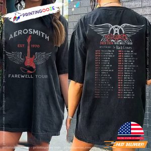 aerosmith aerosmith Farewell Tour 2023 2024 Dates Shirt