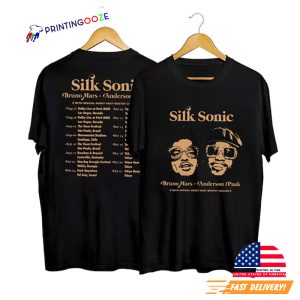 anderson paak bruno mars silk sonic Schedule 2023 Shirt 1