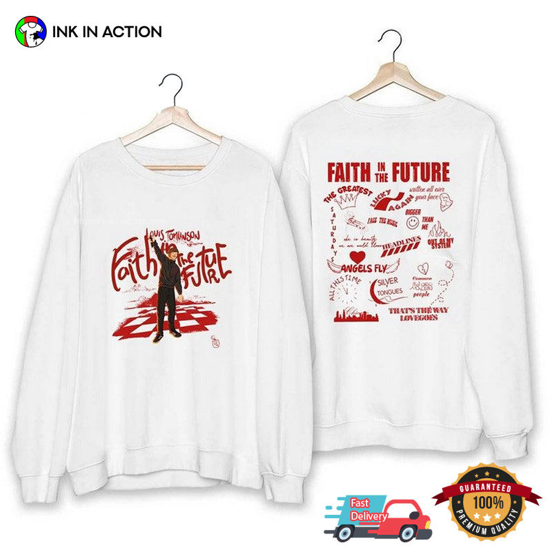 Louis Tomlinson Tour 2023 Faith In The Future T-Shirt - Ink In Action