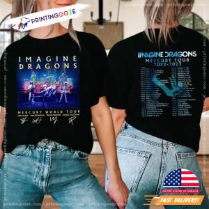 imagine dragons tours 2023 Mercury Tour Schedule Shirt
