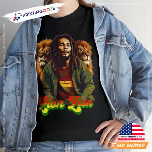 iron lion Zion Bob Marley Music T Shirt