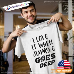 Jimmy G Goes Deep Funny Garoppolo Football T-shirt - Printing Ooze