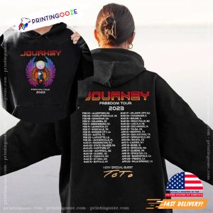 journey freedom tour 2023 Shedules Comfort Colors Tee