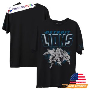 nfl detroit lions Avengers Marvel T Shirt