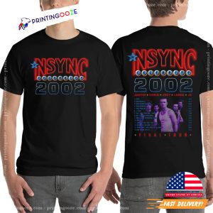 nsync concert Celebrity 2002 Playlist Shirt 1