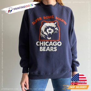 1985 chicago bears Super Bowl Bound chicago bears tee shirts