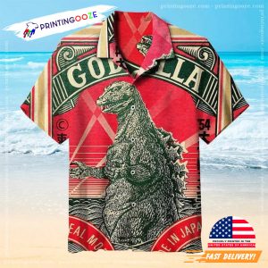 3D King of Monster super godzilla Hawaiian Shirt