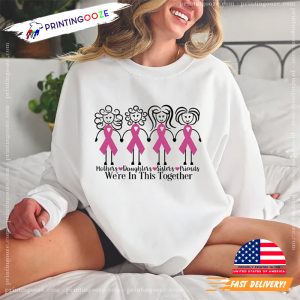breast cancer support ribbon Shirt, Cute Breast Cancer Shirt