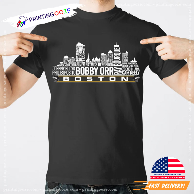 Boston Skyline Sports Teams Players City Of Champions Shirt