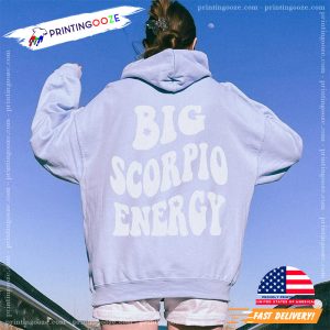 Big Scorpio Energy Retro zodiac shirt