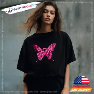 Breast Cancer Butterfly Graphic, awareness ribbon 2