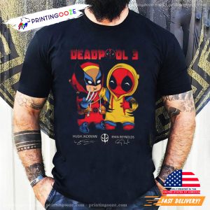 Cute Deadpool And Wolverine Deadpool 3 Funny T Shirt 2