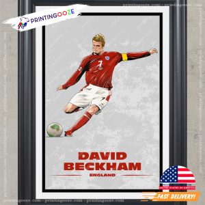 David Beckham England National Team Soccer T Shirt