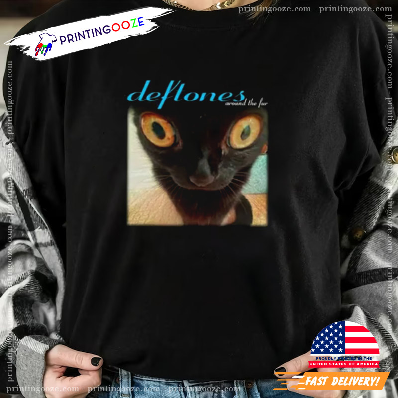 Deftones Fur Cat Music Band T-Shirt