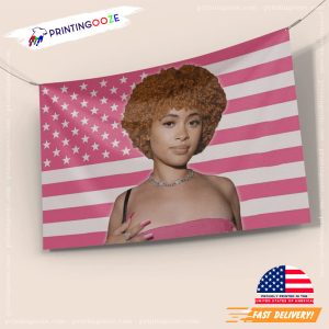 Ice Spice USA Rapper Music Flag 2