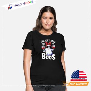 I'm Just Here For The Boos Halloween Ghost Cute Shirt 2