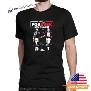 New England Patriots Forever Tom Brady Mac Jones T Shirt 1