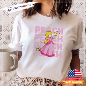 Princess Peach Star Shirt, mario peach princess Shirt 3