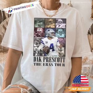 Retro Dak Prescott The Eras Tour NFL Football T Shirt 1