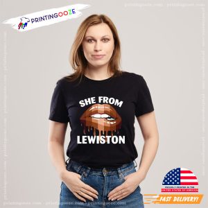 She From lewiston maine T Shirt 2