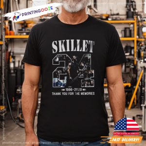 Skillet Band 24 Thank You For The Memories T Shirt 3