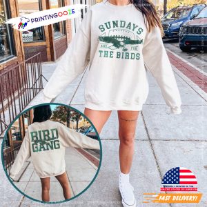 Sundays Are For The Birds Shirt, Bird Gang T Shirt 1