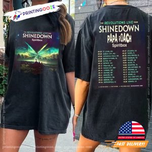 The Revolutions Tour 2023 shinedown concert schedule 2 Sided Shirt