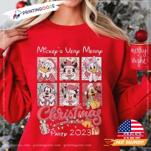 Vintage mickey's merry christmas party 2023 Shirt, disney xmas party Gift