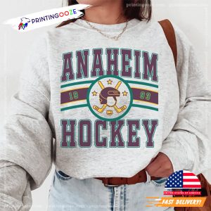 Vinatge anaheim ducks hockey game, hockey fan Shirt 3