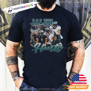 Vintage 90s jalen hurts philadelphia eagles T Shirt 1