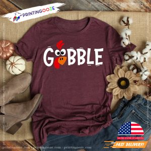 Vintage Gobble family thanksgiving shirts 1
