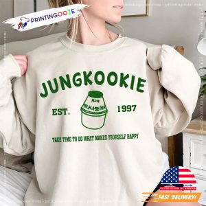 Vintage Jungkook Style Kpop T shirt, K pop Fans Gift 3
