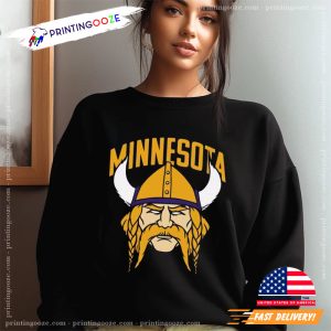 Vintage Minnesota Football Team Mascot Black Shirt 4