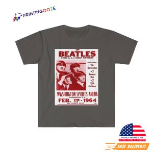 Vintage The Beatles Tour Poster T Shirt 3