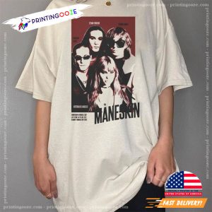 Vintage maneskin tour 2023 Italian Music Band Shirt 1