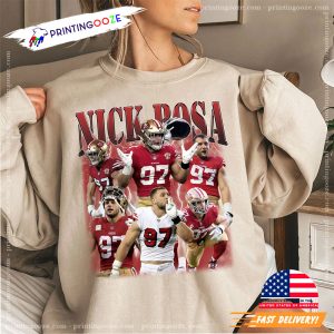 Vintage san francisco 49ers nick bosa Football Shirt 3