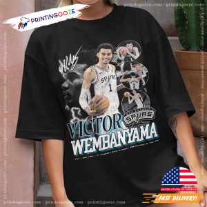 Vintage victor wembanyama spurs Style Tee