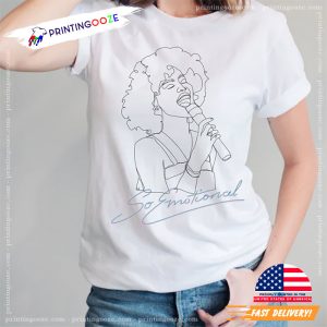 Whitney Houston Fan Art T Shirt 1