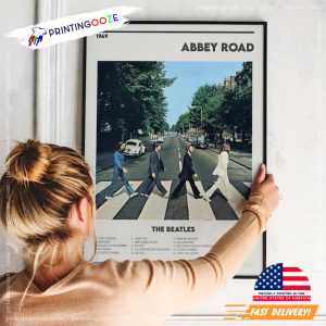 abbey road from the beatles Music Album Poster 2