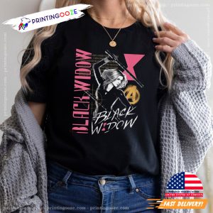 black widow avengers Portrait MCU Comfort Colors Shirt 1