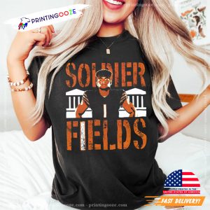 chicago bears justin fields Soldier Fields Unisex T Shirt 3