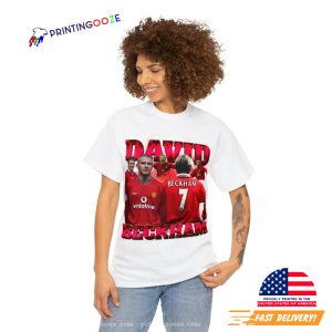 david beckham soccer Man Utd 90s T Shirt 1