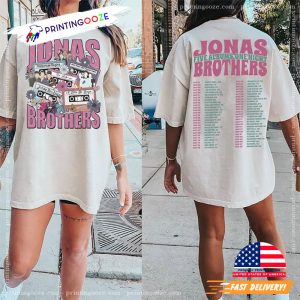 jonas brothers concert 2023 Double Sided T shirt