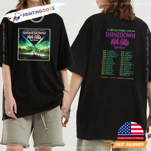 shinedown tour dates The Revolutions Live Tour 2023 Shirt